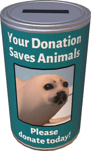 Donation tin